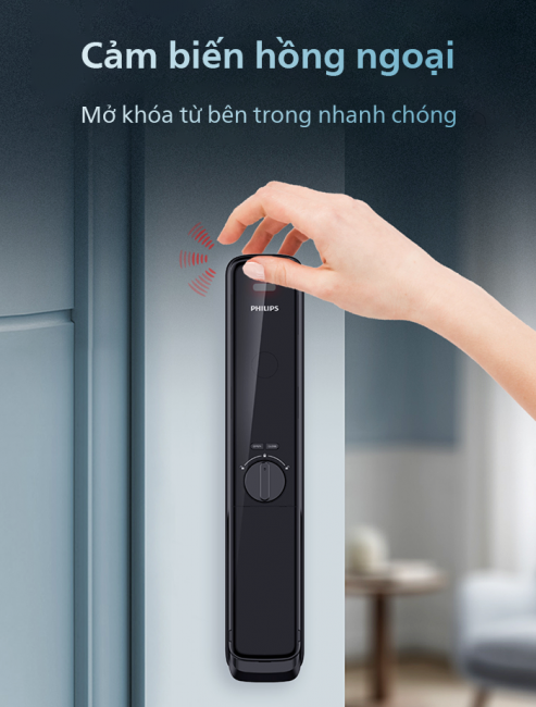 Cảm biến hồng ngoại, mở khóa chỉ một chạm